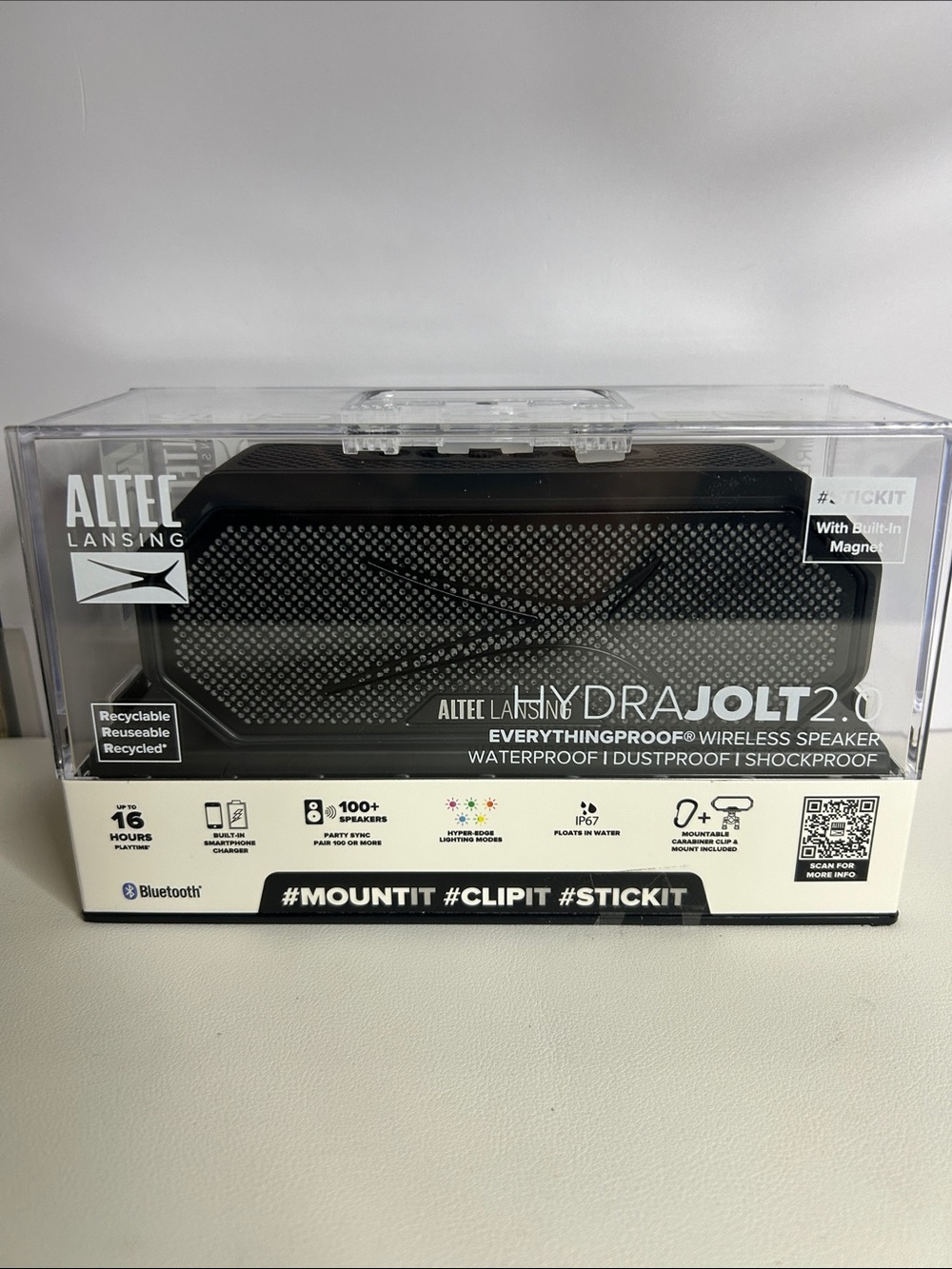Altec Lansing HydraJolt 2.0 Bluetooth Speaker – Brand New